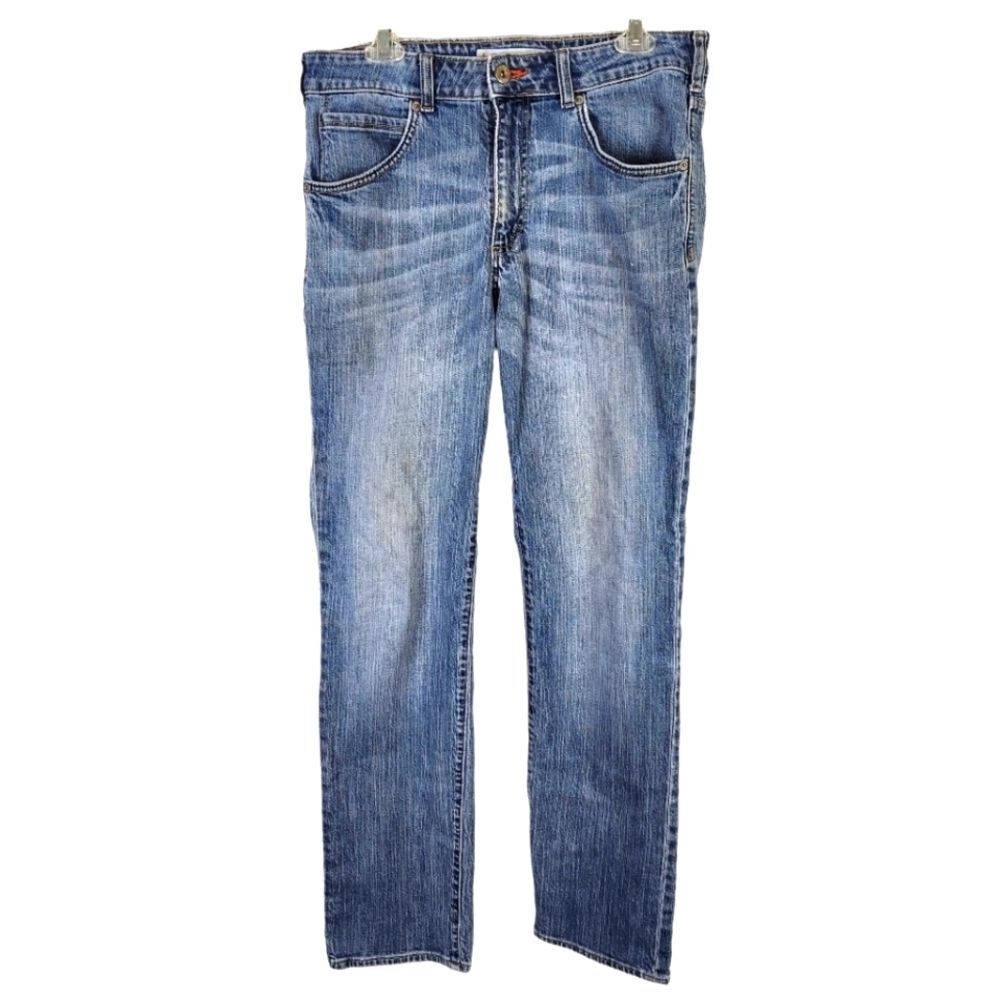 Lee Straight Fit Straight Leg Stone Washed Jeans Size 34x34